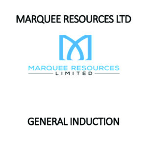 Marquee Resources Ltd General Induction